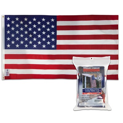 Valley Forge American Flag 3' H X 5' W Model No. USS-1 *Damaged Package*