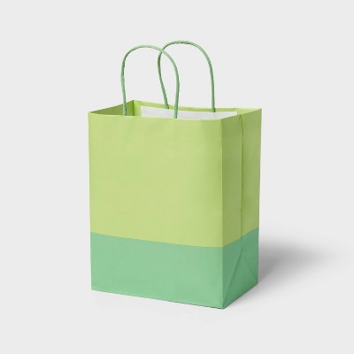 Small Bag Green Two Color Block - Spritz