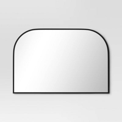 36 x 24 Inch Over the Mantel Mirror Black - Threshold