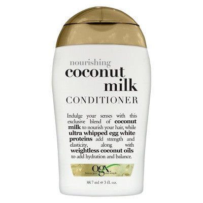 OGX Nourishing Coconut Milk Conditioner - Travel Size - 3 fl oz *Packaging May Vary*
