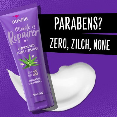 Aussie Miracle Repairer Deep Hydration Mask with Aloe - 6.6 fl oz