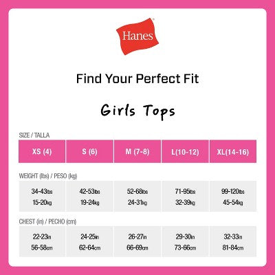 Hanes Girls' M 5pk Camisole - White/Gray/Pink