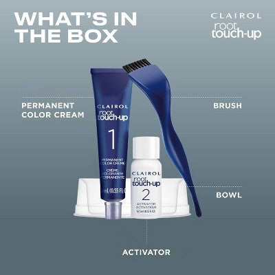 Clairol Root Touch-Up Permanent Hair Color - Black - 1 Kit *Damaged Box*
