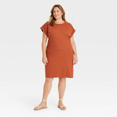 Post Small Hoop Earrings - A New Day  Gold: Stainless Steel, Nickel-Free, 1.25" Length