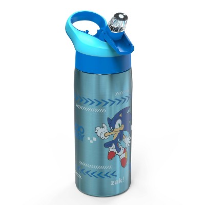 19oz Vacuum Riverside Portable Drinkware Bottle 'Sonic' - Zak Designs: Stainless Steel, Kids Water Bottle, Dishwasher-Safe *Small Dent*