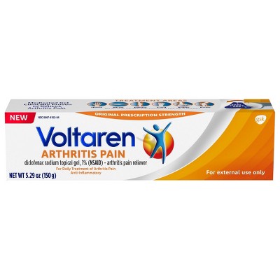 Voltaren Diclofenac Sodium Topical Arthritis Pain Relief Gel Tube - 5.3 oz *Exp 12/2027*