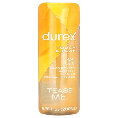 Durex Touch & Play, Personal Lubricant, Ylang Ylang, 6.76 fl oz (200 ml) *Exp 12/1/25*