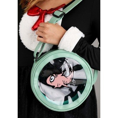 Cat in the Hat Costume Companion Pouch Purse, Pink/Clear/Green