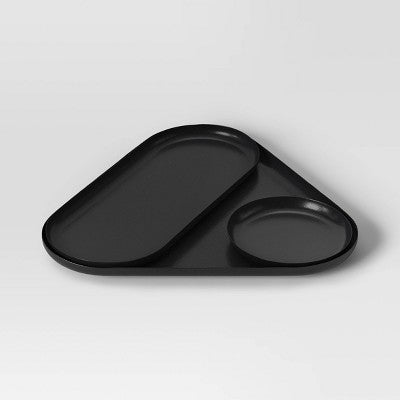 3pk Tray Multishape Black - Room Essentials