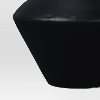 Small Modern Vase Black - Threshold