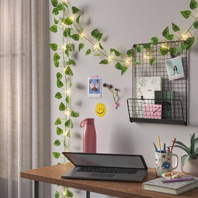 LED Vine String Lights Warm White - Room Essentials : USB & Battery Powered, Indoor Decor, 20 LEDs