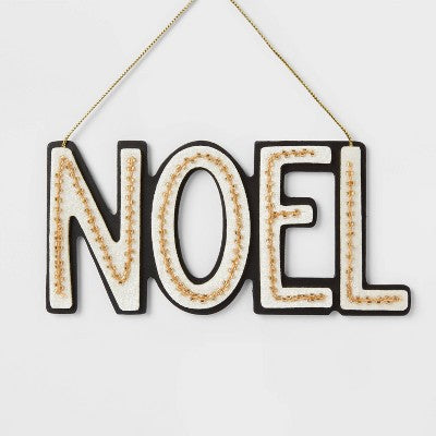 Wood and Felt 'Noel' Christmas Tree Ornament - Wondershop