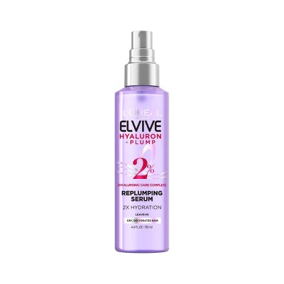 L'Oreal Paris Elvive Hyaluron Plump Replumping Hair Serum Paraben-Free - 4.4 fl oz