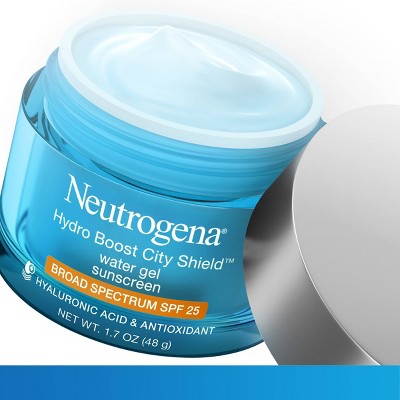 Neutrogena Hydro Boost City Shield Water Face Gel with SPF 25 - 1.7oz *Exp 2027/05*