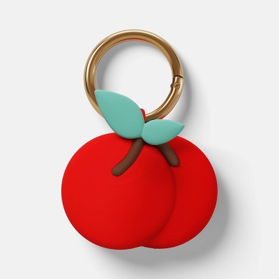 Apple AirTag Keychain - heyday Cherries Red: Silicone
