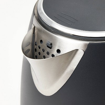 1.7 L Electric Kettle with Thin Chrome Trim Band - Painted Stainless Steel - Figmint *Damaged Box*