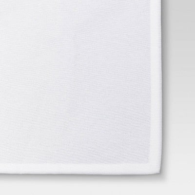 84 x 60 Solid Tablecloth White - Threshold *Damaged Package*