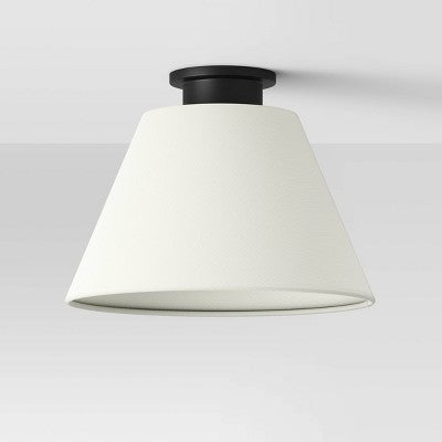 Flush Mount Simple Classics Collection Ceiling Light White