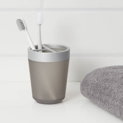 Toothbrush Holder Gray - Room Essentials