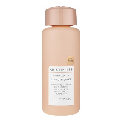 Kristin Ess Extra Gentle Conditioner for Sensitive Skin + Scalp, Moisturizing + Hydrating, Vegan - 10 fl oz *Damaged Bottle*