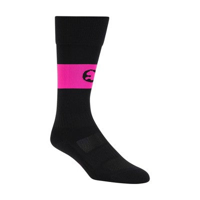 Girls' M - ProCat by Puma Over the Knee Athletic Socks - Pink/Black