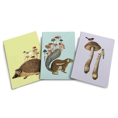 Art of Nature: Fungi Sewn Notebook Collection (Set of 3) - (Fantastic Fungi) by  Insights (Paperback)