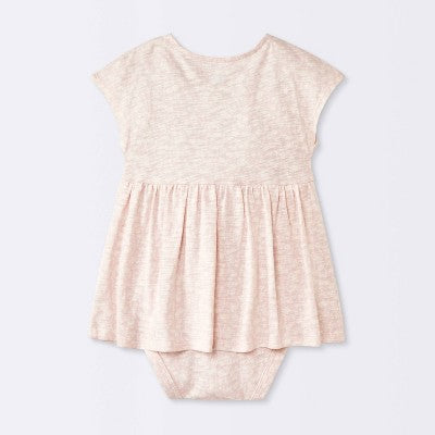 Girls' Newborn - Floral Modal Jersey Romper - Cloud Island Pink