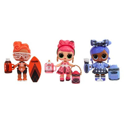 L.O.L. Surprise! Loves CRAYOLA Tots with Collectible Doll, 7 Surprises, Crayola Dolls