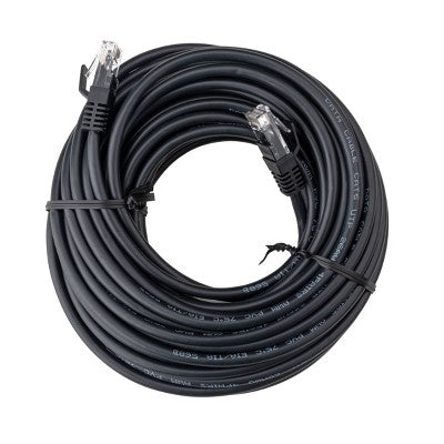 Cat 6 Ethernet Cable - Dealworthy  50' Black - 1.25 Gbps RJ-45 Male-to-Male
