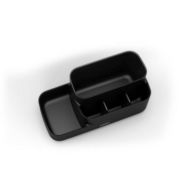Joseph Joseph Easystore Bathroom Matte Black Organizer Caddy