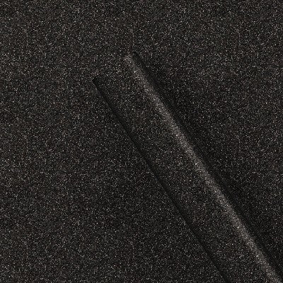 20 sq ft Glittered Christmas Gift Wrap Black - Wondershop