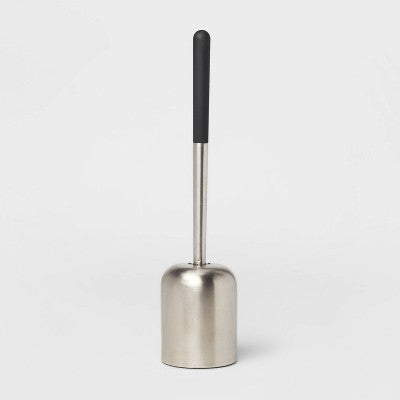 Stainless Steel Bowl Brush - Threshold : Durable Iron Handle, Reusable Scrub, Cleaning Accessory