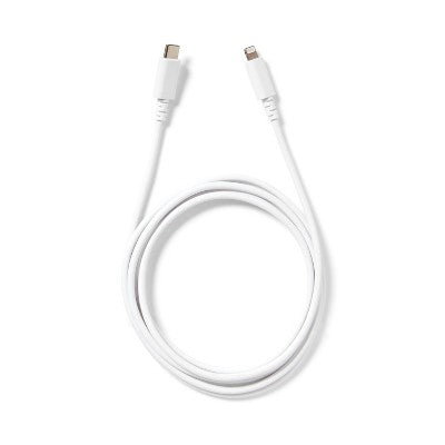 5' Lightning to USB-C Charging Cable - dealworthy  White