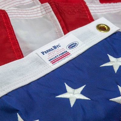 Betsy Flags 3'x5' Nylon USA Flag: Outdoor/Indoor, July 4th Decor, No Pole Included