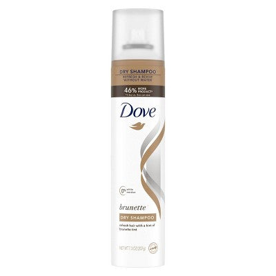 Dove Beauty Brunette Dry Shampoo 7.3 oz **Missing Lid**