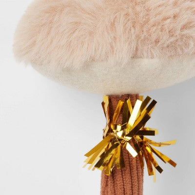 Fabric Mushroom Christmas Tree Ornament Tan - Wondershop