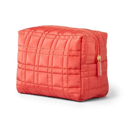 Sonia Kashuk  Loaf Travel Makeup Bag - Coral Quilted