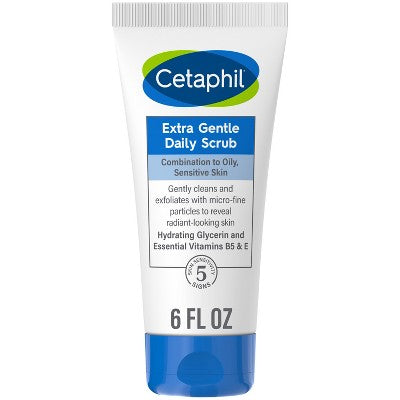 Cetaphil Extra Gentle Exfoliating Face Wash Daily Scrub   - 6 fl oz