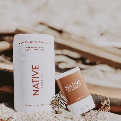 Native Deodorant - Coconut & Vanilla - Aluminum Free - Trial Size 0.35 oz