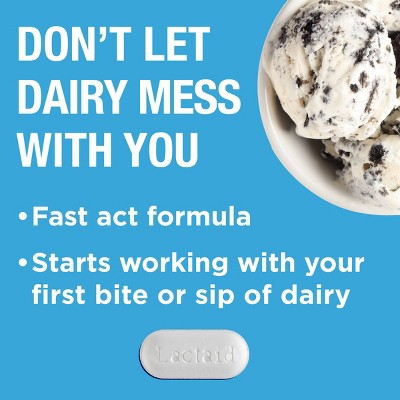 Lactaid Fast Act Lactose Intolerance Caplets - 60pk *Damaged Box* *Exp 1/28*