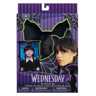 Wednesday Series Wig and Cat Ears