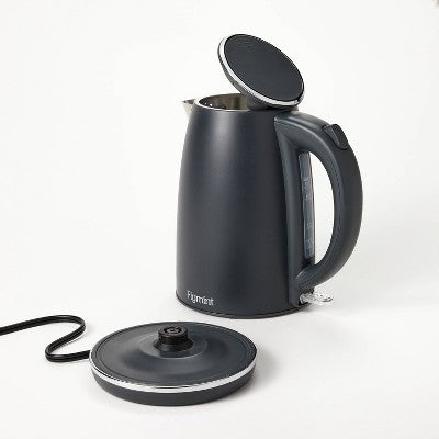 1.7 L Electric Kettle with Thin Chrome Trim Band - Painted Stainless Steel - Figmint *Damaged Box*