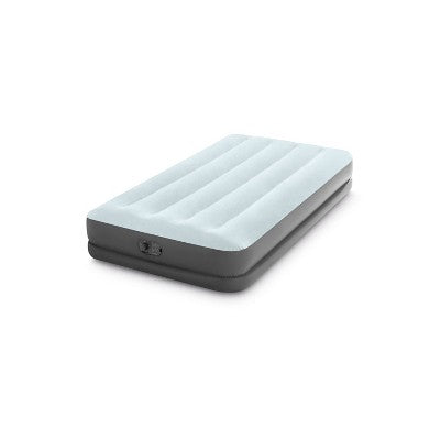Intex Mid Rise 12 Inch Air Mattress with Internal USB Pump - Twin Size