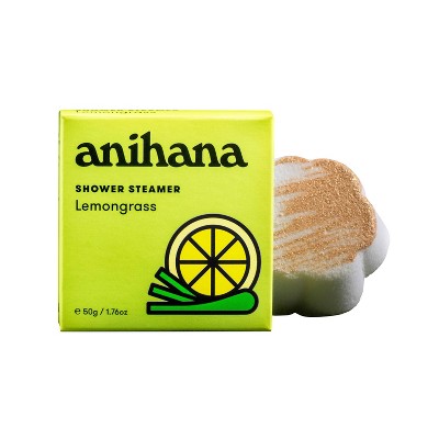 anihana Aromatherapy Essential Oil Shower Steamer - Lemongrass - 1.76oz *Damaged Box*