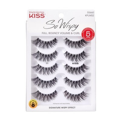 KISS So Wispy False Eyelashes - Multipack #11 - 5 Pairs
