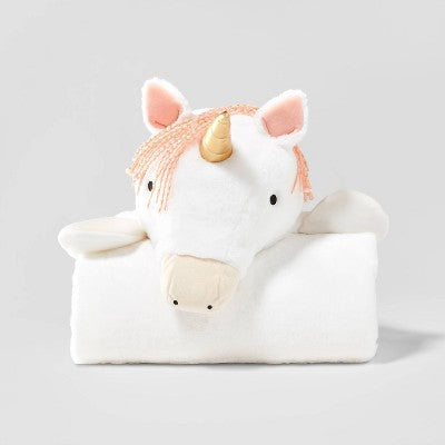 Unicorn Kids' Hooded Blanket - Pillowfort