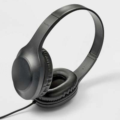 Wired On-Ear Headphones - Heyday  Black