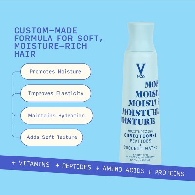V&Co. Beauty Moisturizing + Peptide Conditioner - 12 fl oz