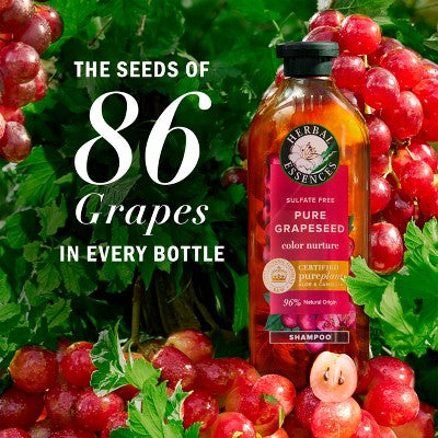 Herbal Essences Grape Seed Conditioner Color Protection and Hair Nourishment, Sulfate Free - 13.5 fl oz