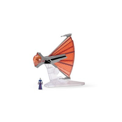 Star Wars Micro Galaxy Squadron Asajj Ventress Ginivex Startfighter 3 Small Vehicle & Figure *Damaged Box*